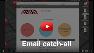 Devilbox email catch-all