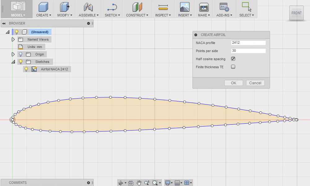 NACA Airfoil Generator