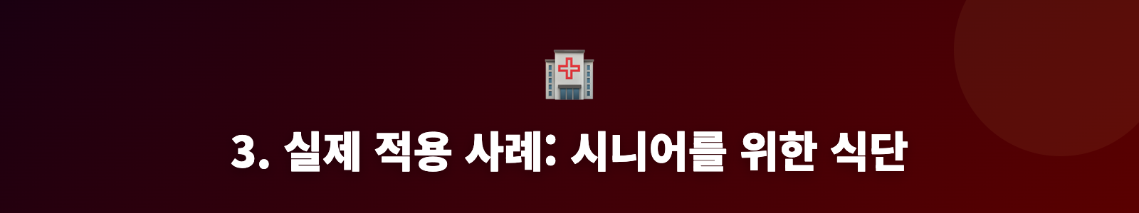 3. 실제 적용 사례: 시니어를 위한 식단