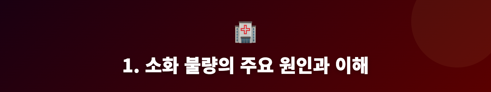 1. 소화 불량의 주요 원인과 이해