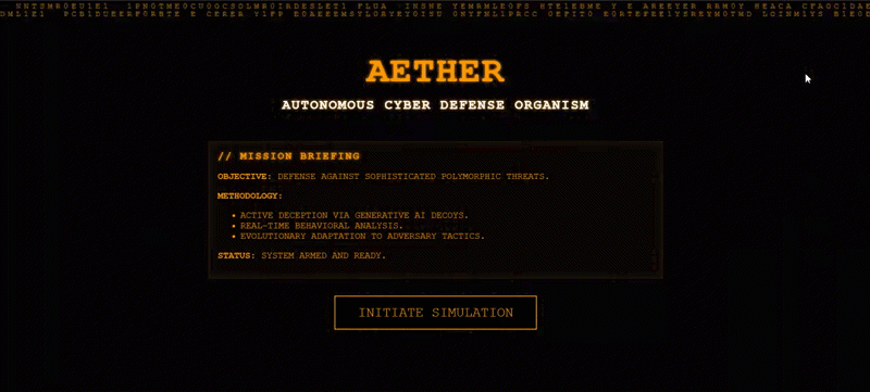 AETHER Working Demo