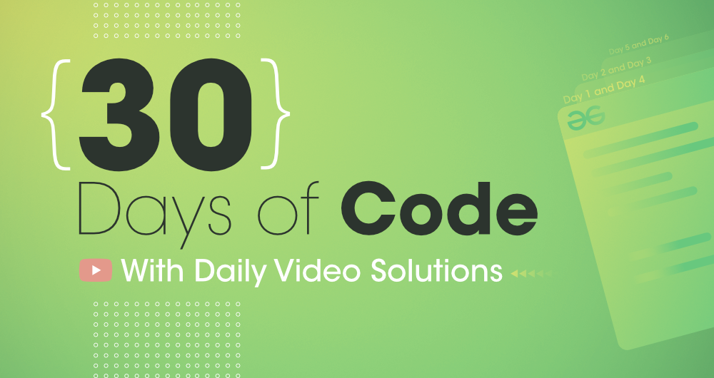 Do code. GEEKSFORGEEKS. 21 Days to a New Habit.