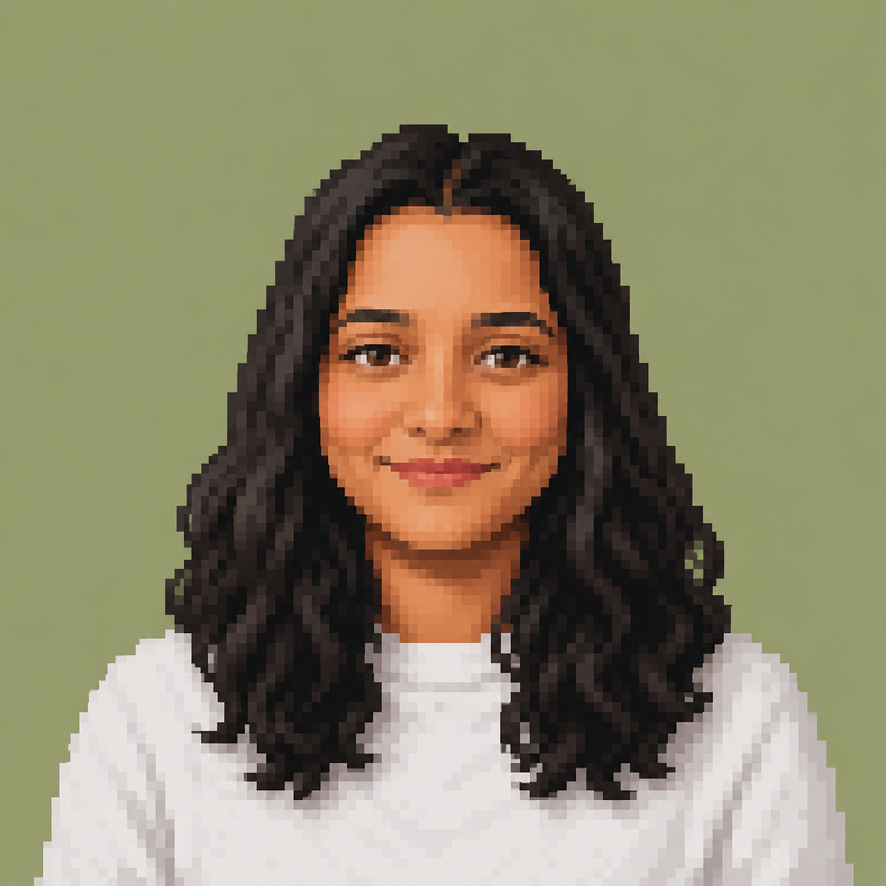 Pixel portrait of Jazmin Mejia