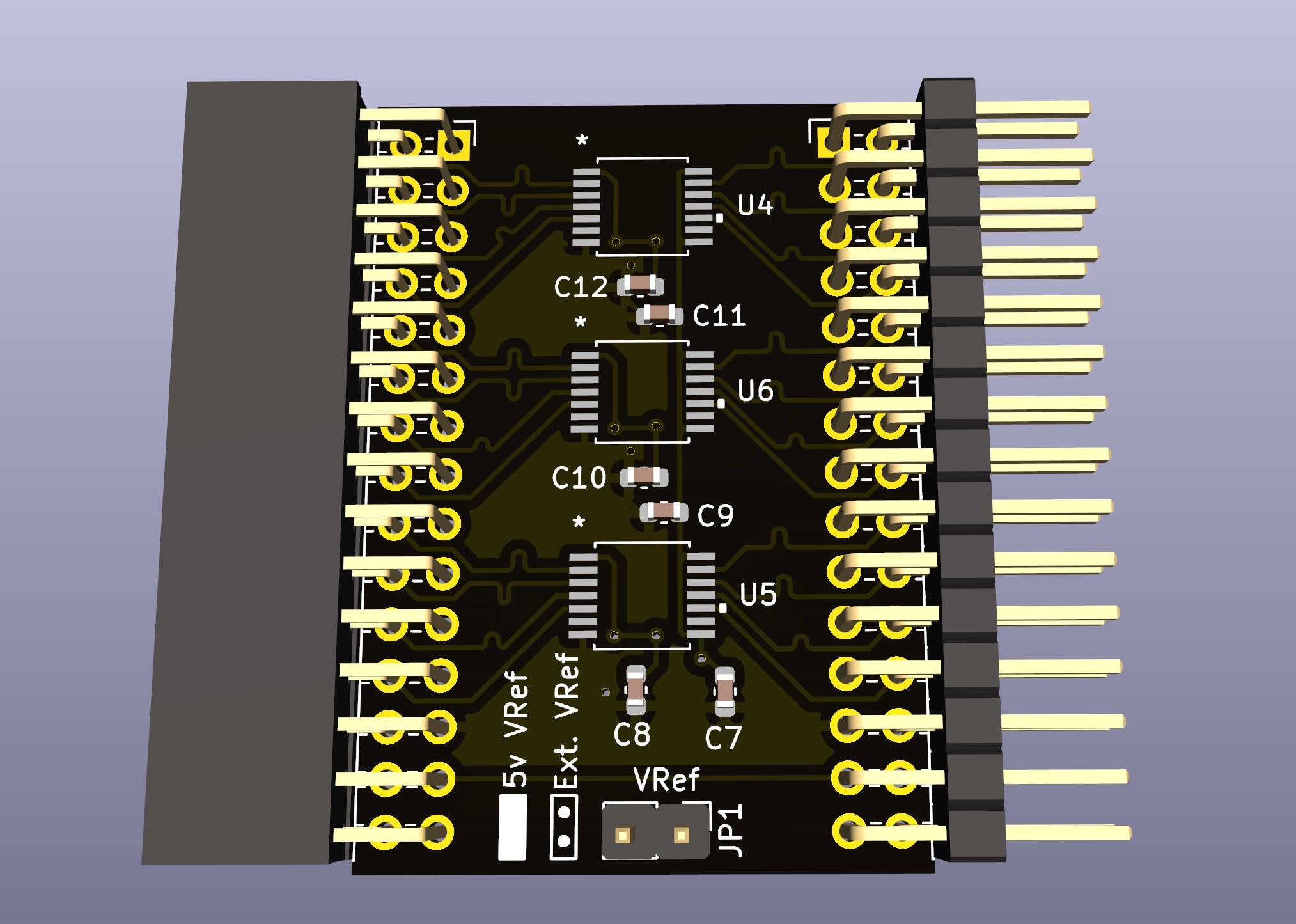 Shifter board with VRef selector Shifter board