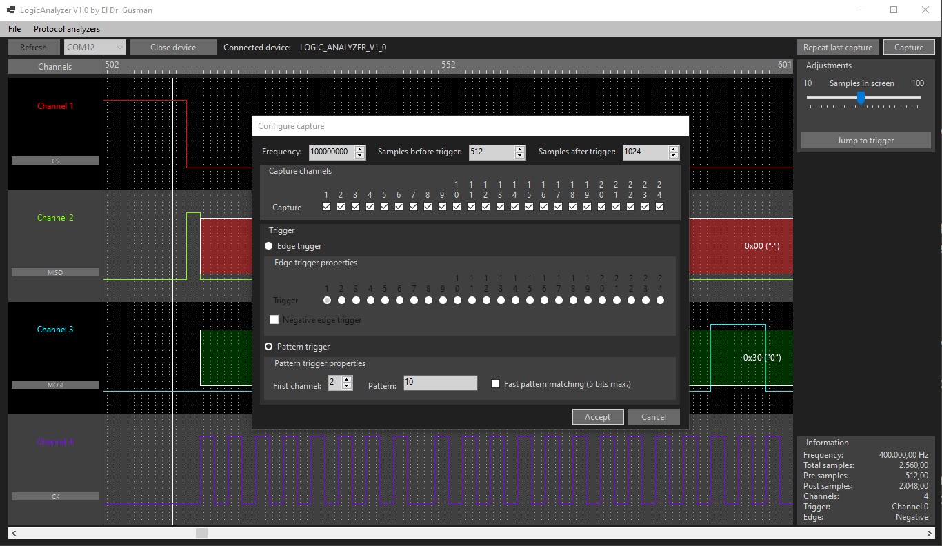 Capture interface Software picture