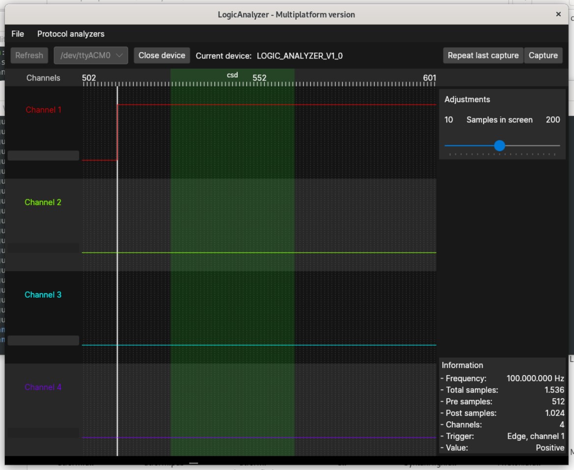 SPI analysis Linux software