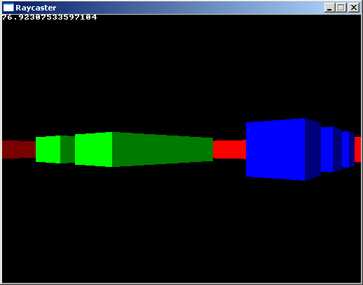 Raycast sem Textura