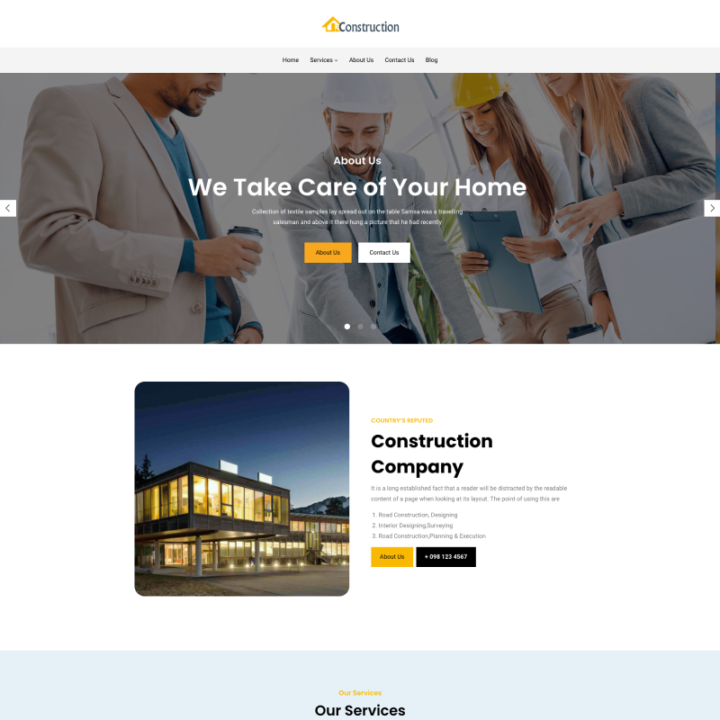 Construct Key theme screenshot