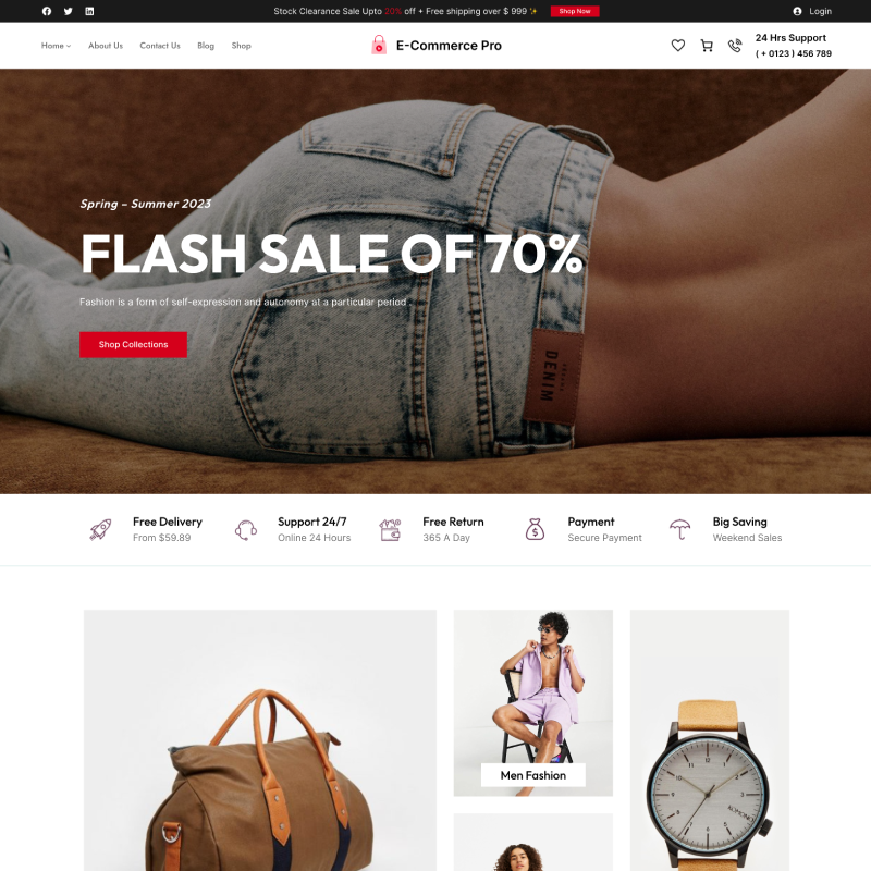 Gutenify Ecommerce Pro theme screenshot