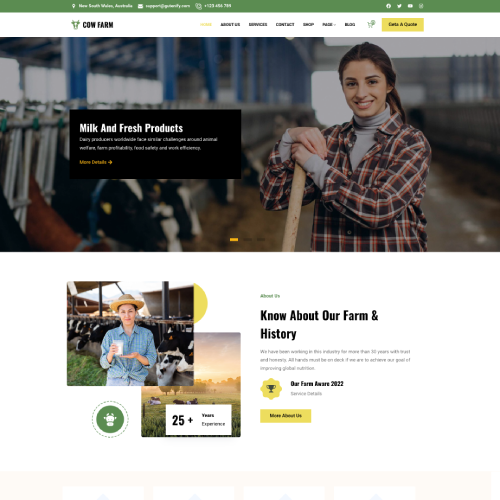 Gutenify Farm Pro theme screenshot