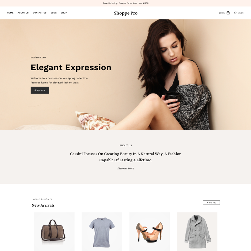 Gutenify Shoppe Pro theme screenshot