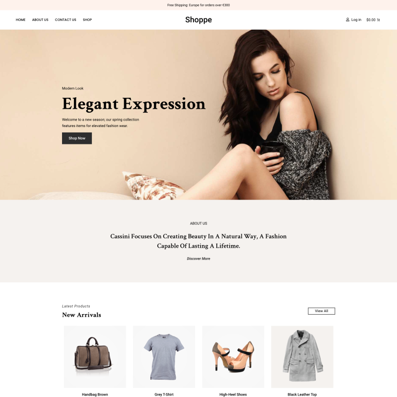 Gutenify Shoppe theme screenshot