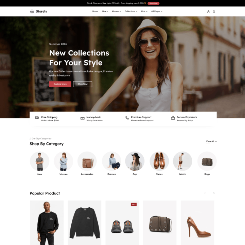 Gutenify Storely theme screenshot