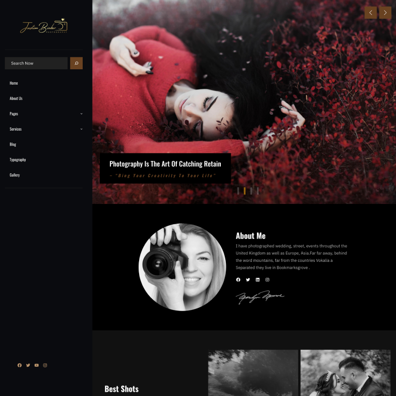 Photoshot Pro theme screenshot