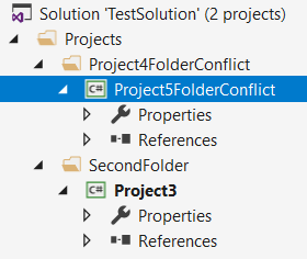 Add Result With Solution Folders