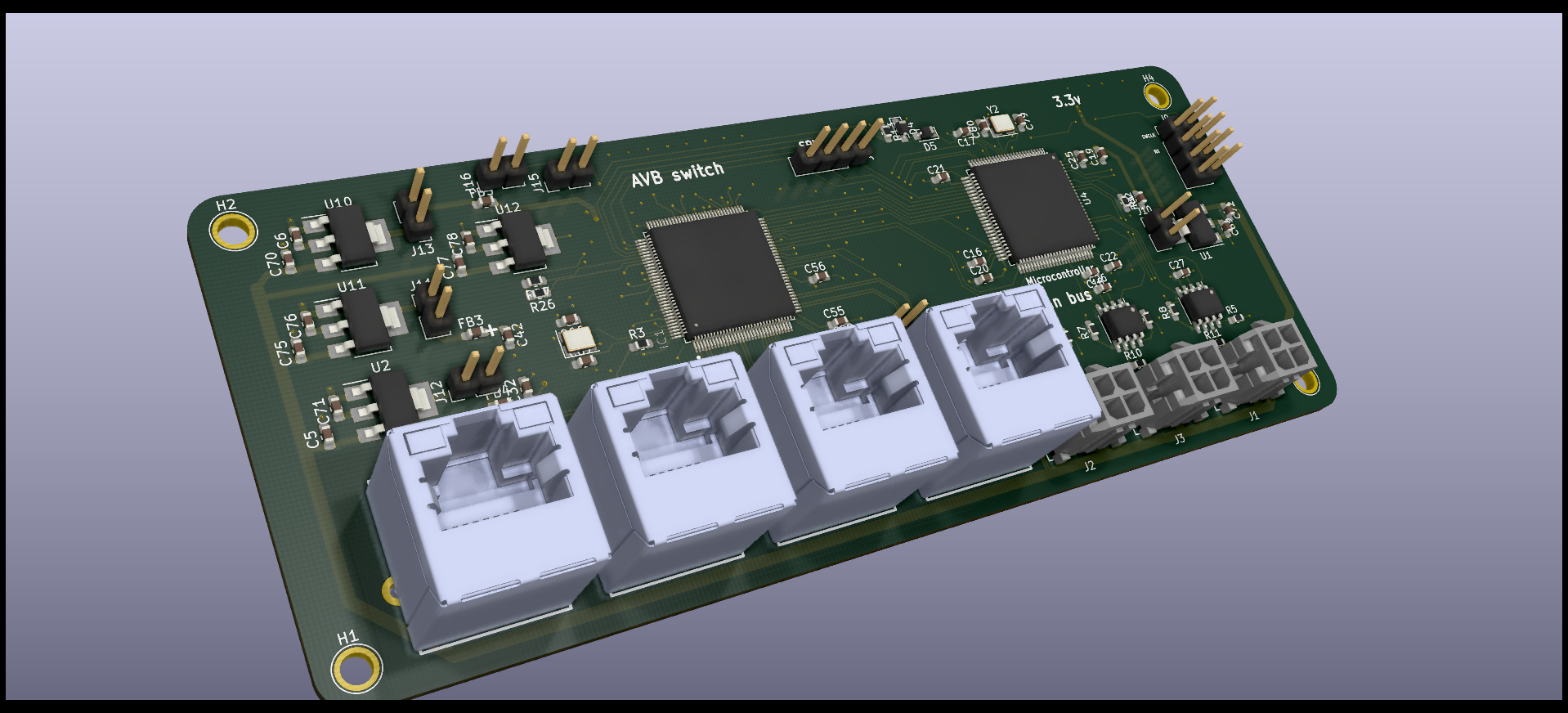 AVB Ethernet switch with CAN bus, from the project README