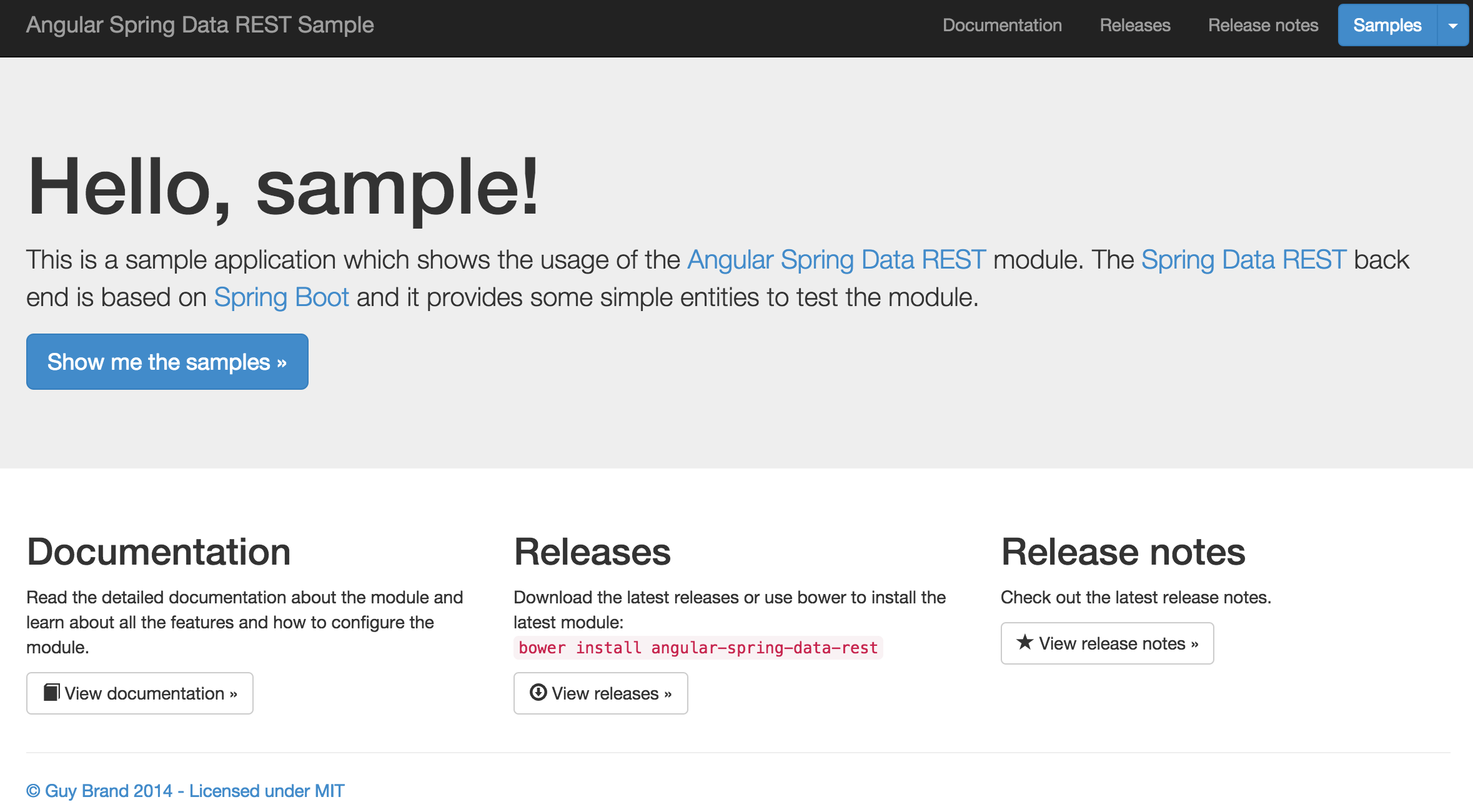 angular spring data rest