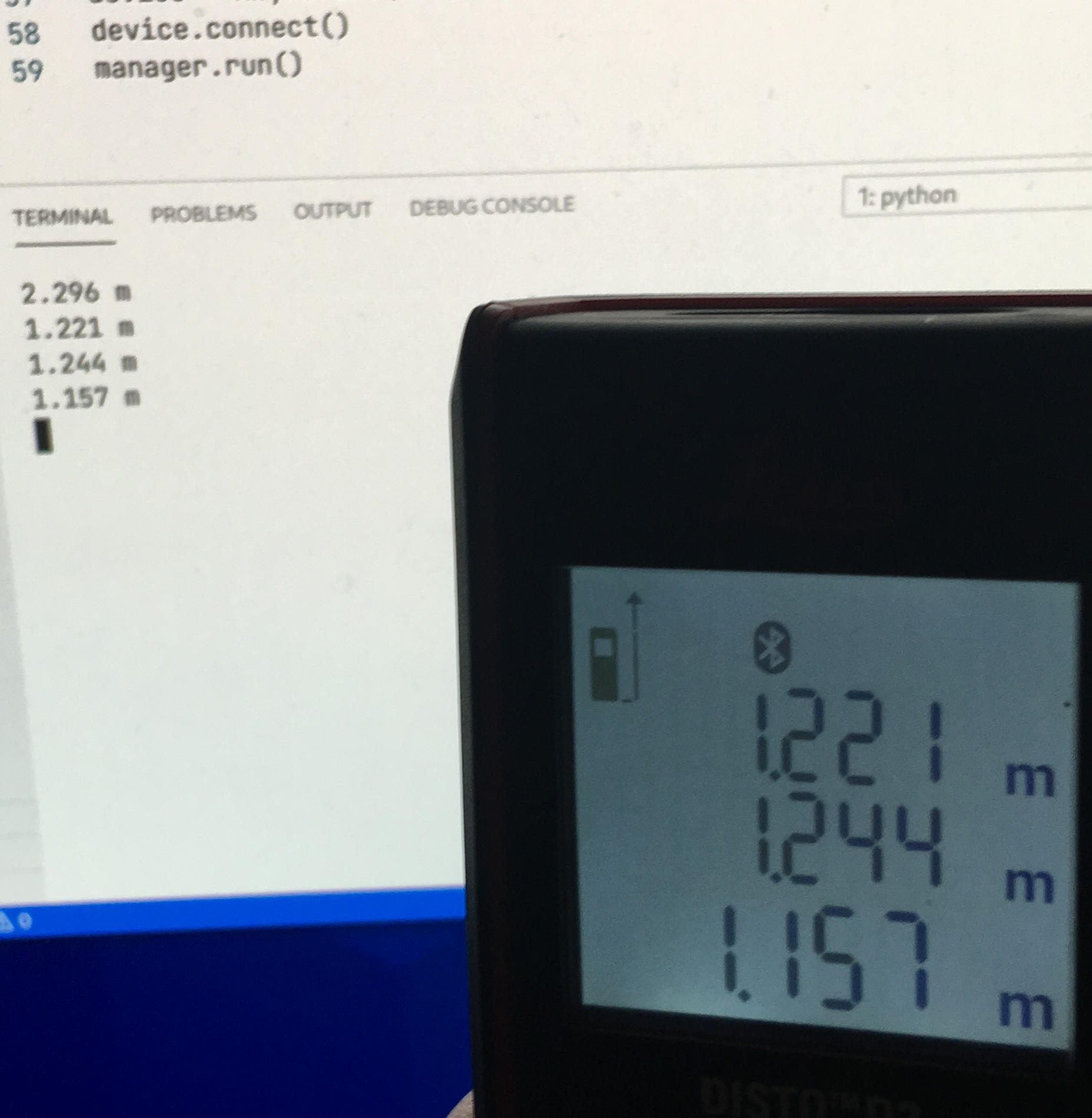 d2relay capturing data from the device