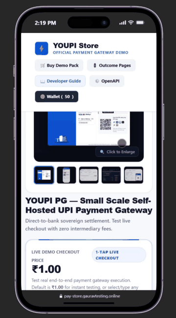 Mobile Checkout Demo