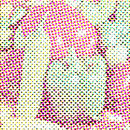 CMYK halftone