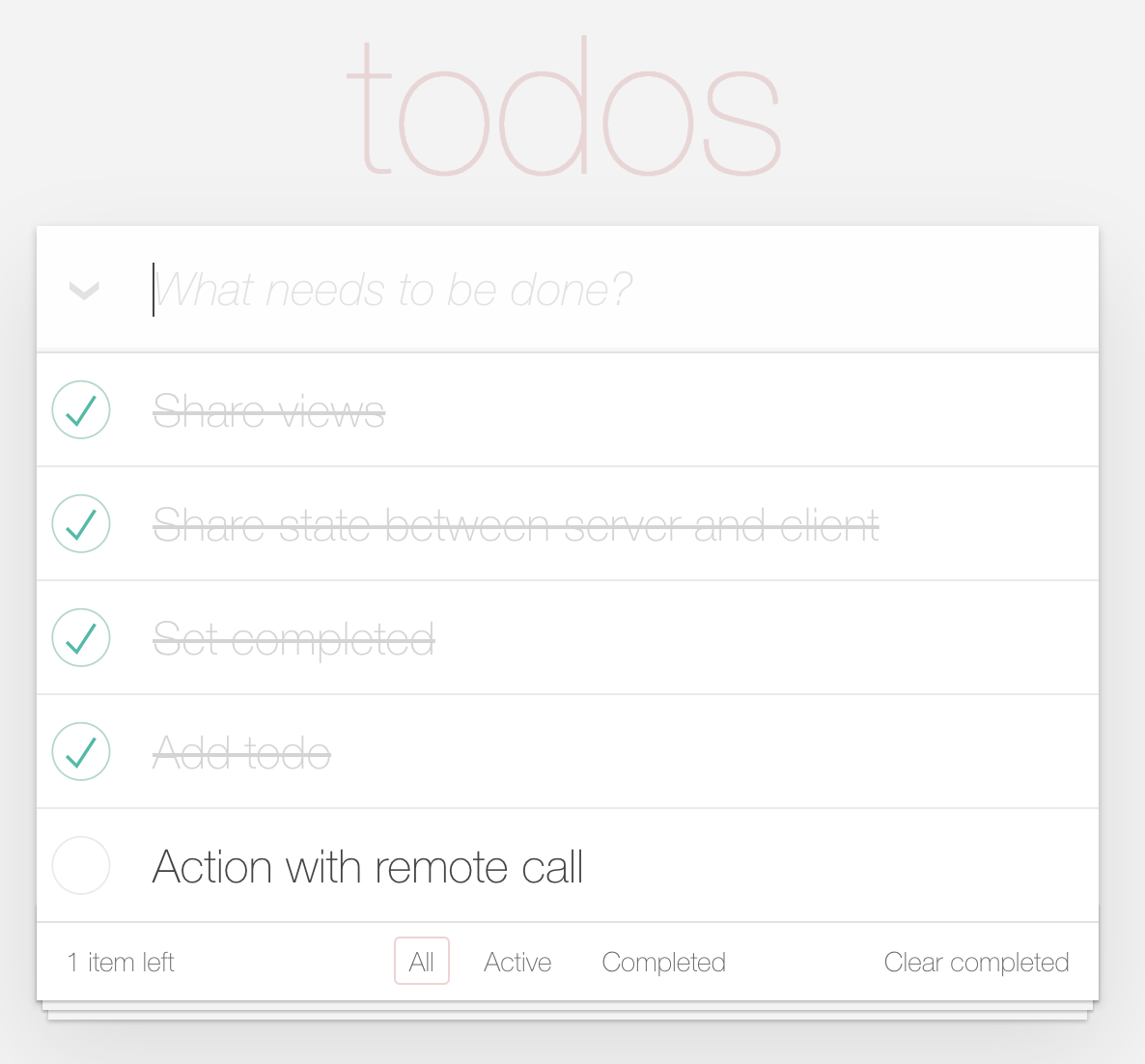 Todo application