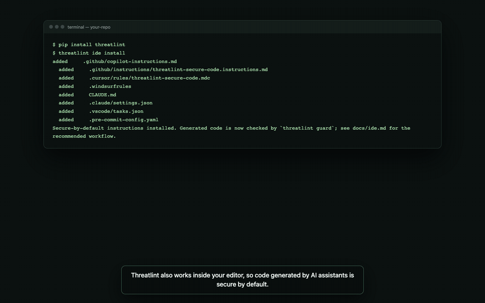 Secure-by-default IDE
