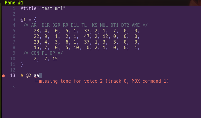 Helix syntax highlighting and error diagnostics