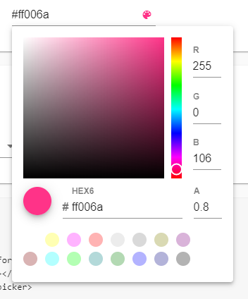 material ui colorpicker