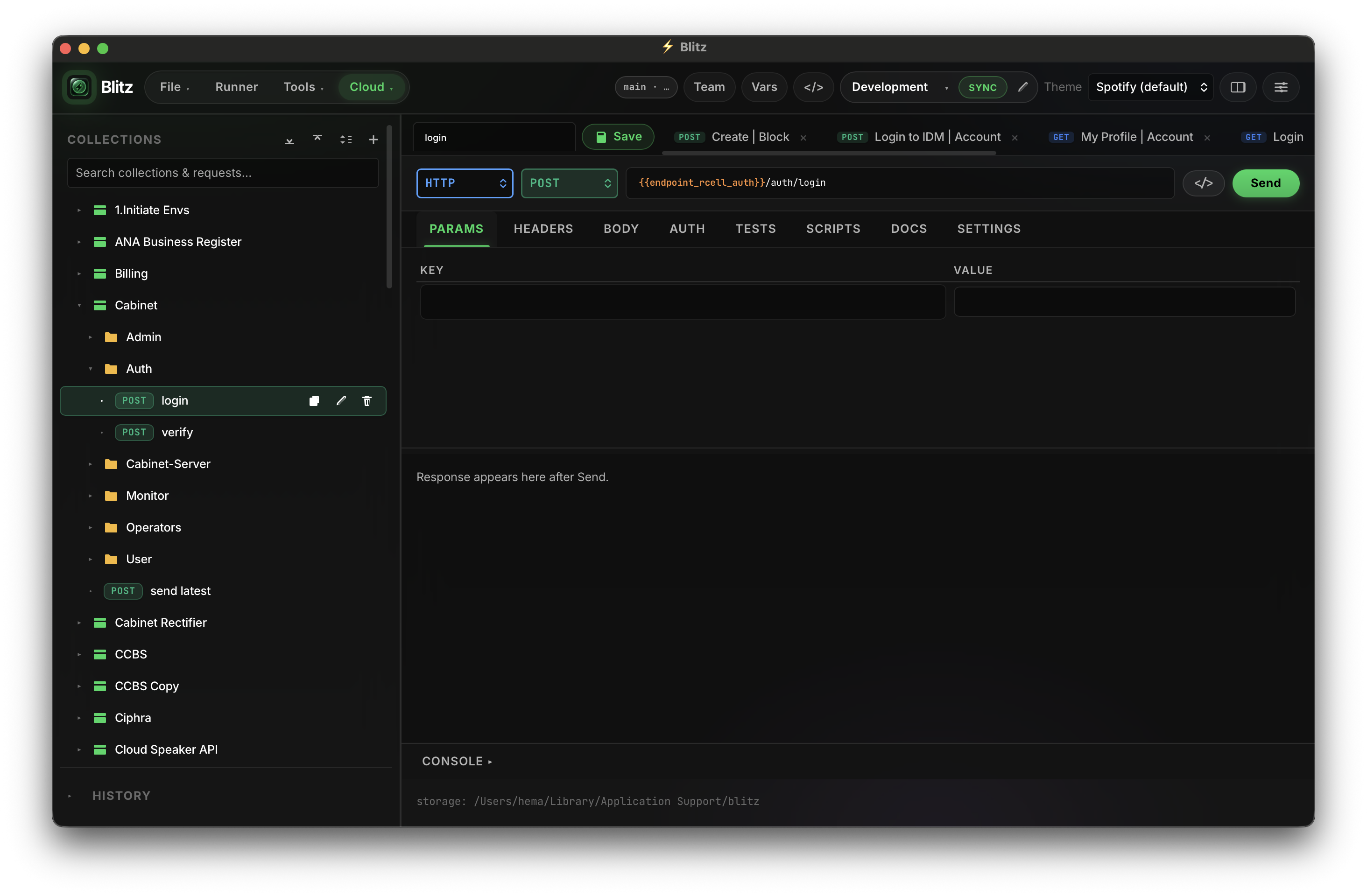 Blitz Desktop Interface
