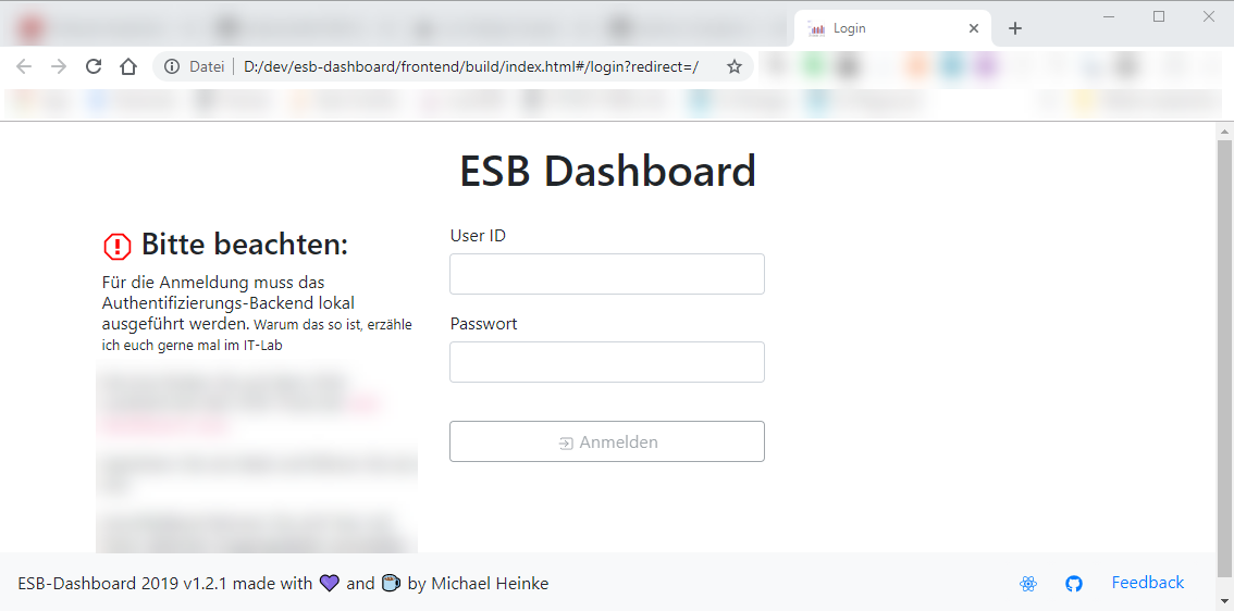 Login ohne Authentifizierungsbackend