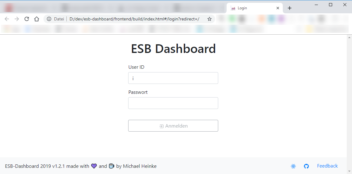 Login mit Authentifizierungsbackend