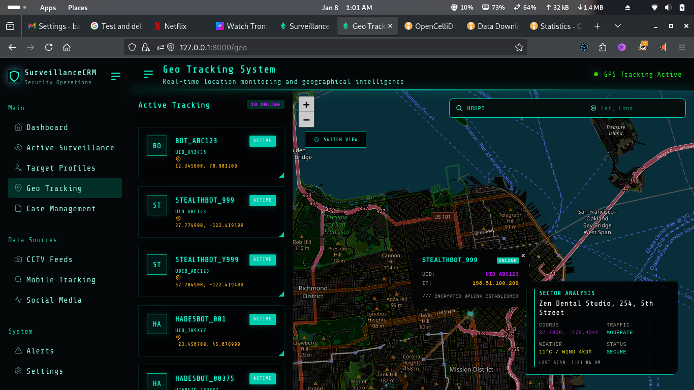 GeoSentinel Screenshot
