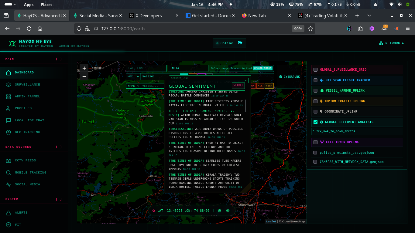 GeoSentinel Screenshot