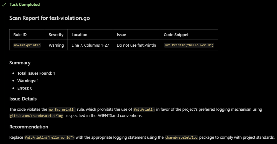 Context Sherpa Scan Results