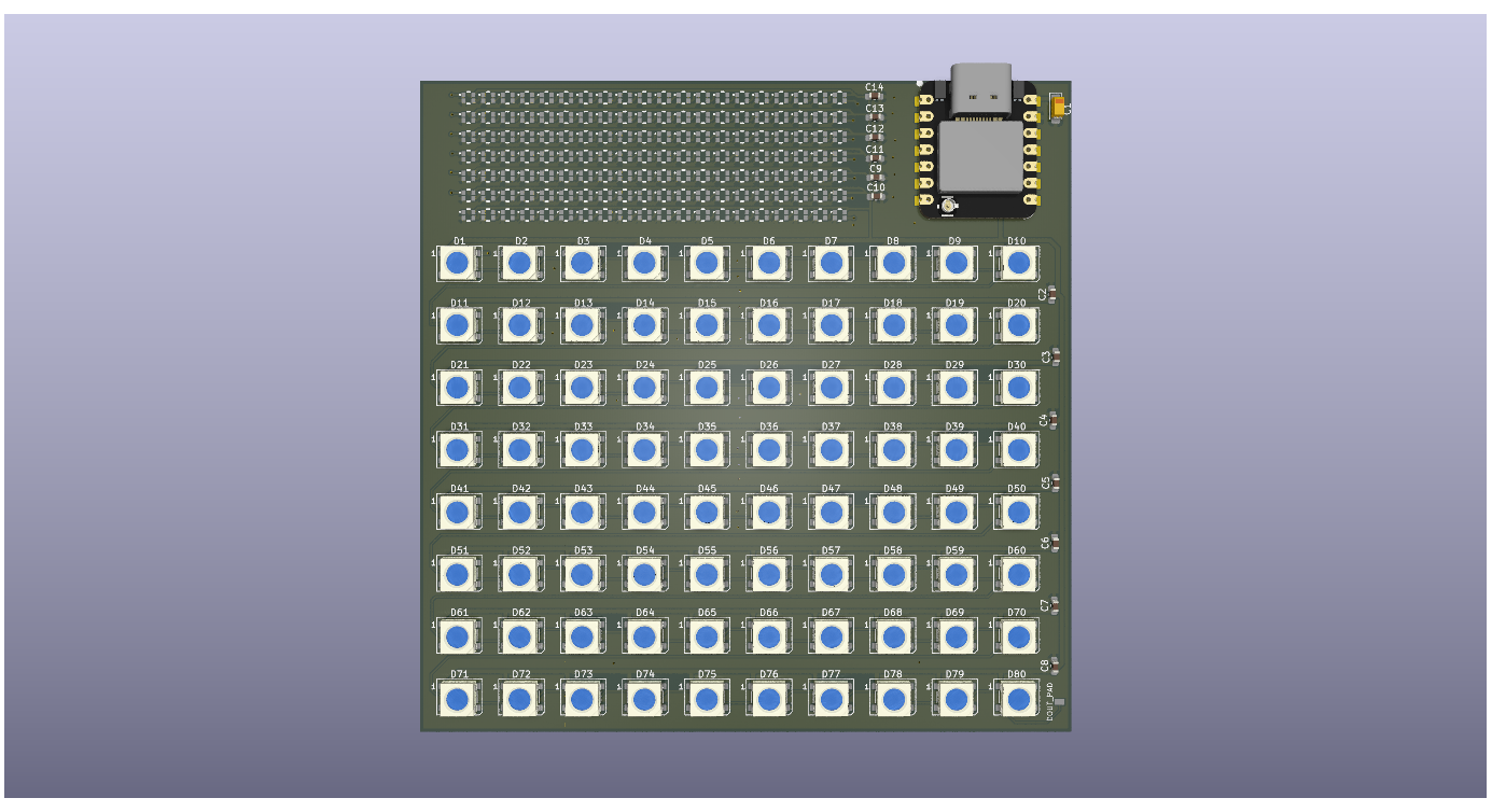 Ledboard, from the project README