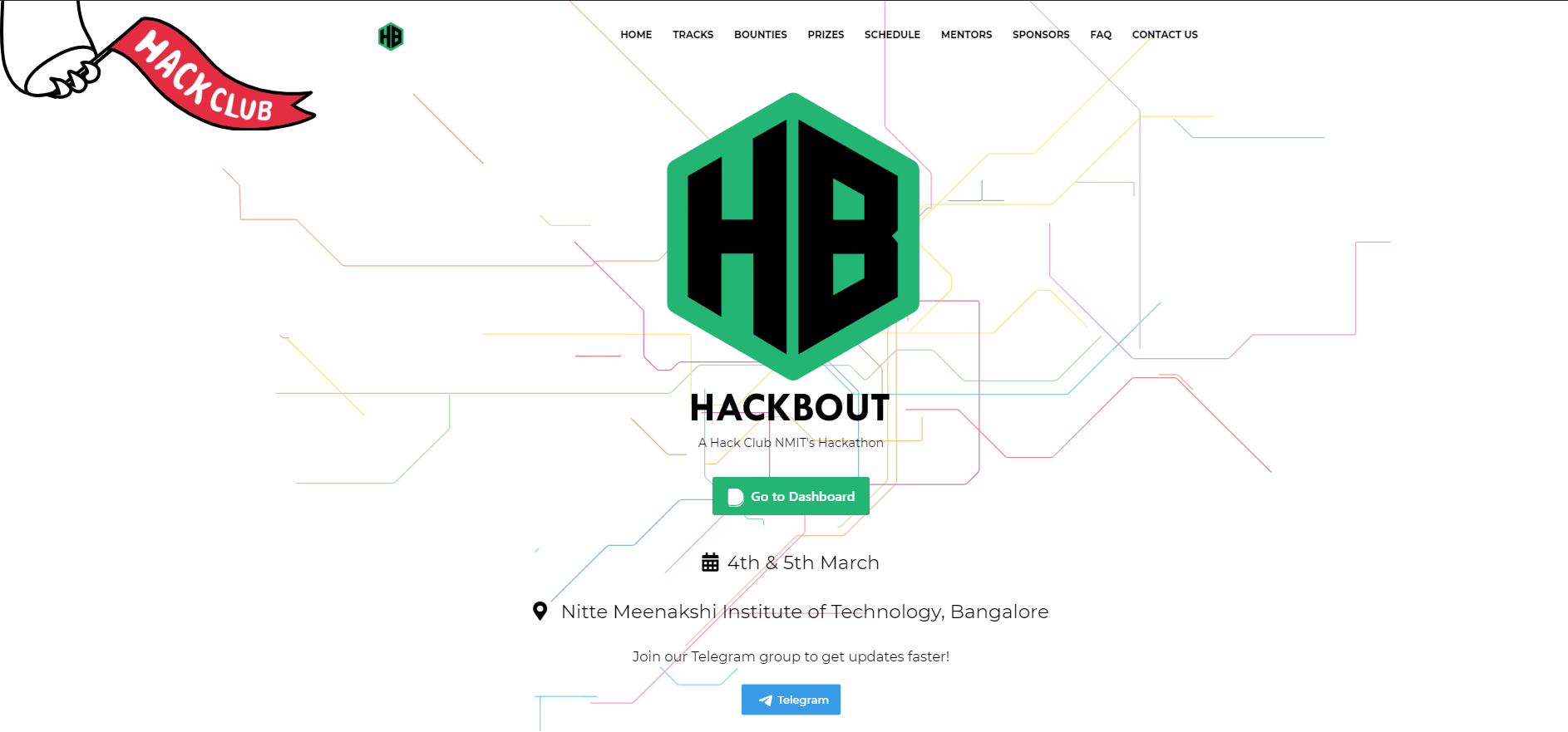 HackBout Official Website Landing Page