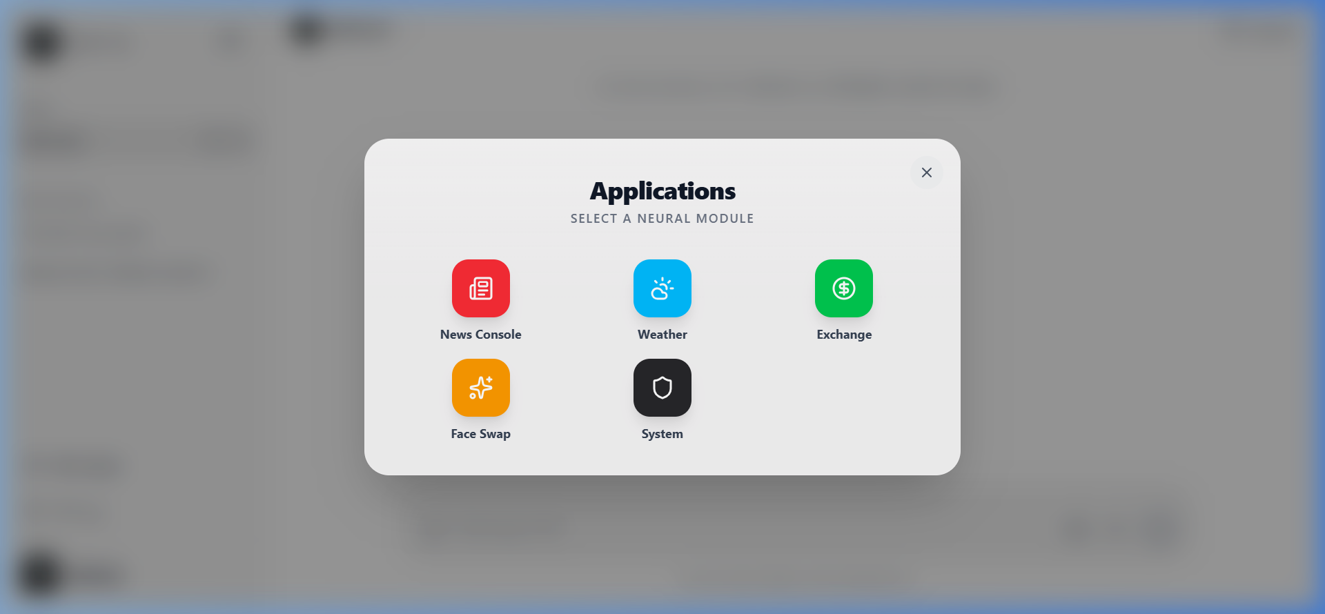 LIYA Mini Apps Modal