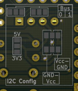 I2C Configuration Jumpers