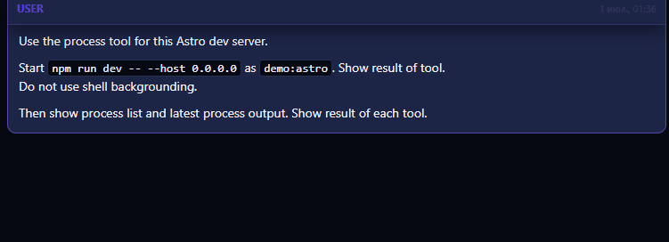 pi-processes demo in pi-web