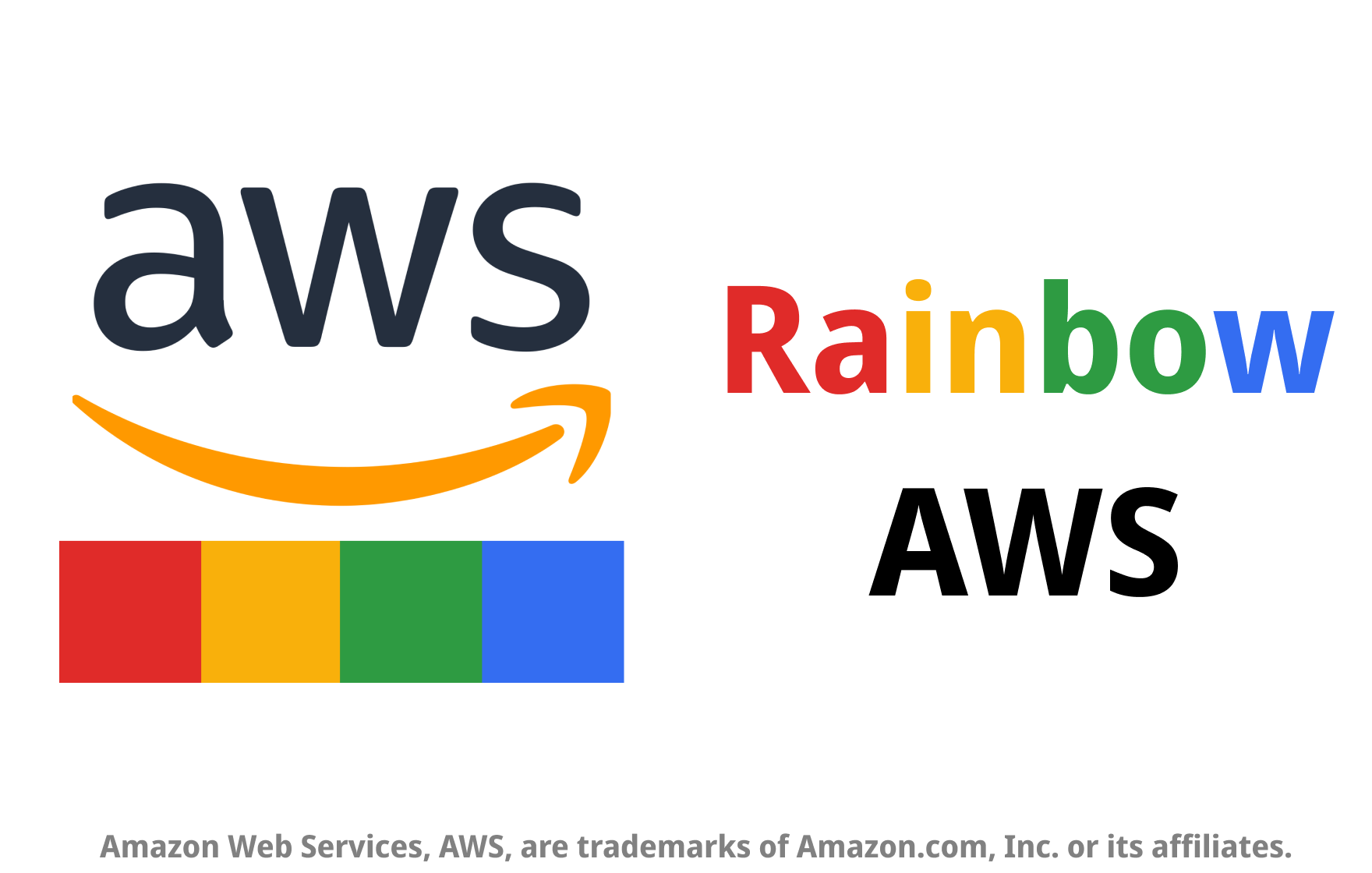 Rainbow AWS poster