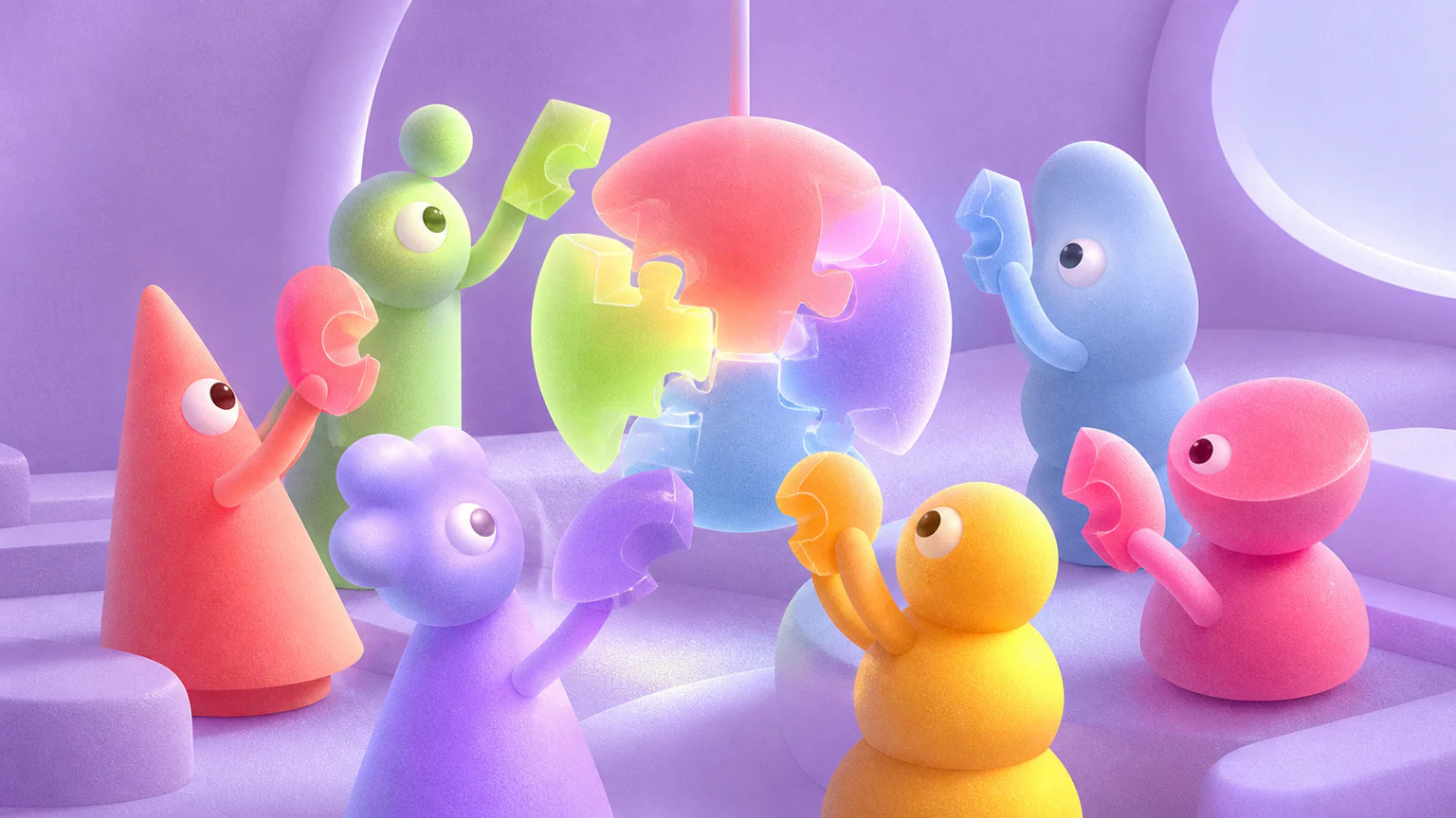 Candy Crowd 3D example