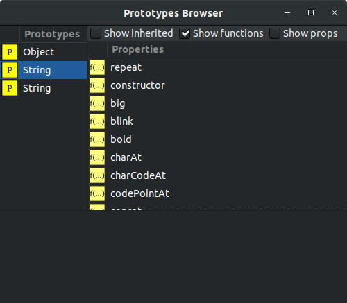 Prototype browser