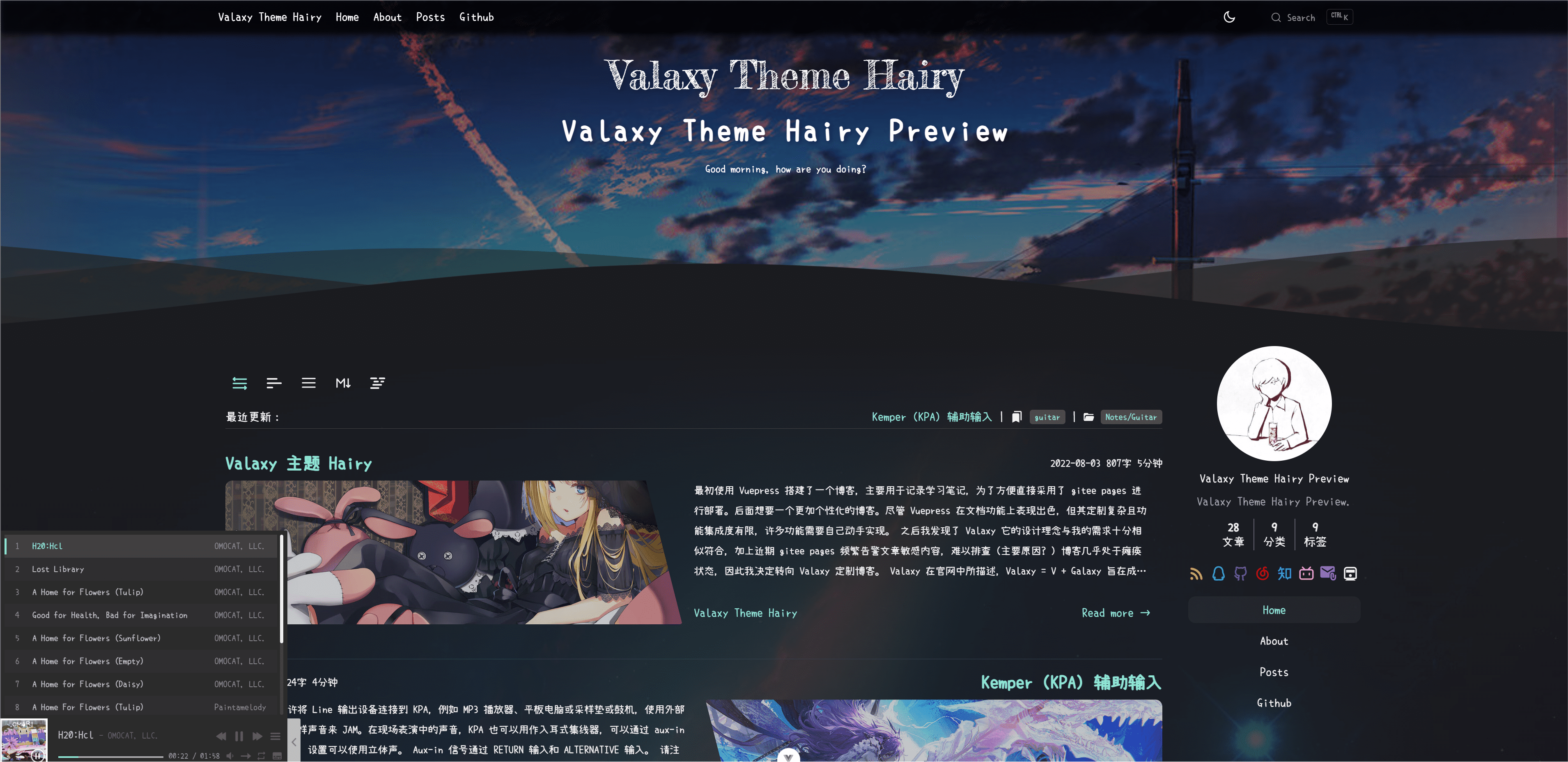 valaxy-theme-hairy