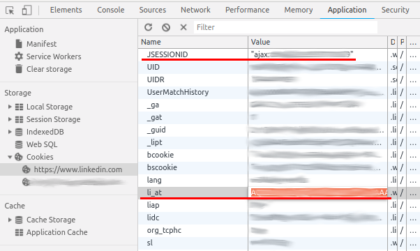 Getting cookie config settings