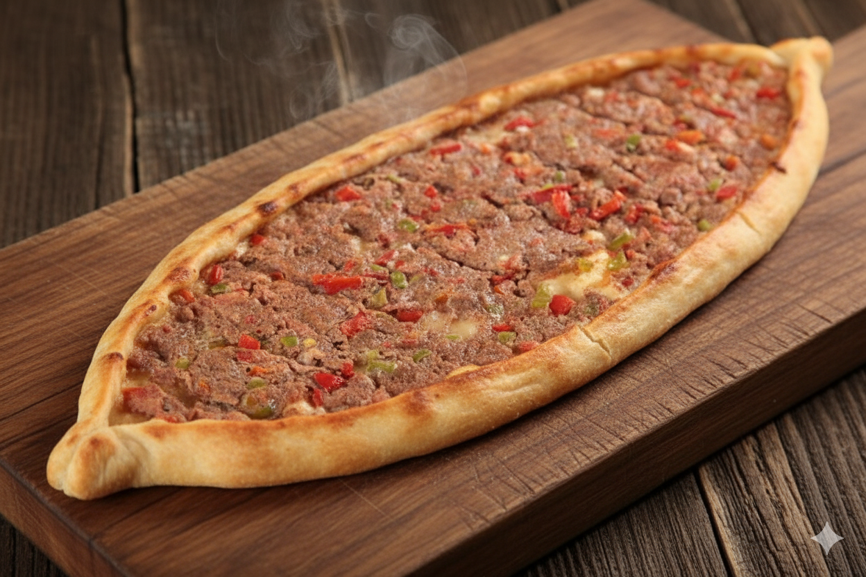 Pita kenyér darált hússal