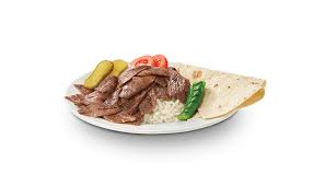 Döner kebab rizzsel