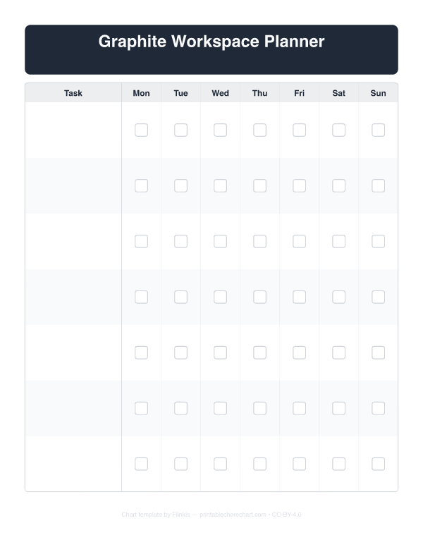 Graphite Workspace Planner preview