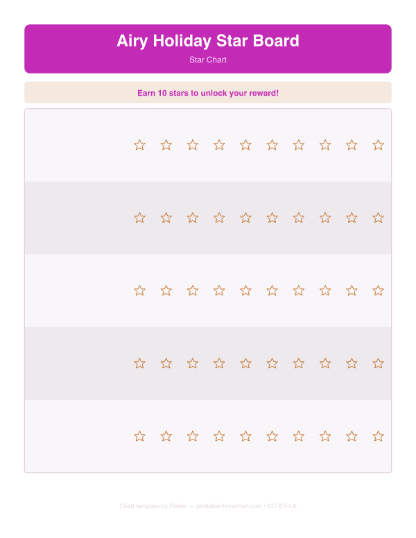 Airy Holiday Star Board preview