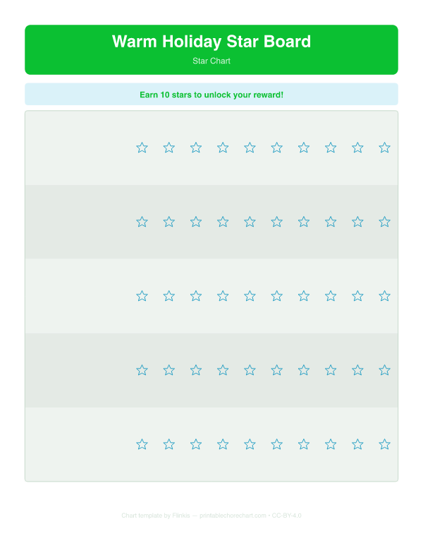 Warm Holiday Star Board preview