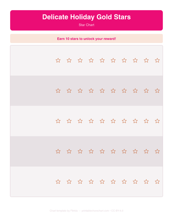 Delicate Holiday Gold Stars preview